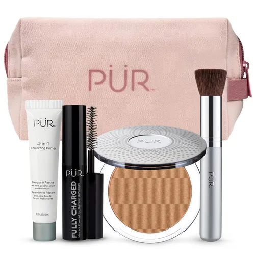 Miniatura 7 de PÜR Minerals Multitasking Essentials Kit - Makeup Gift Set Includes 4-in-1 Correcting Primer, Fully Charged Mascara, 4-in-1 Pressed Mineral Powder &