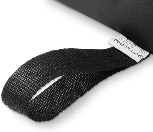 Miniatura 3 de Saloniture Cojín Refuerzo Semicircular para Mesa de Masaje de Cuello - 13 x 6 x 3 Pulgadas - Negro