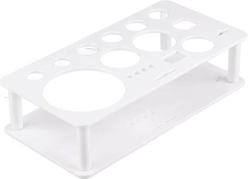 Miniatura 10 de TOPINCN Kit de coctelera para barman de plástico, ahorro de espacio, organiza almacenamiento, soporte para herramientas de bartender, barra