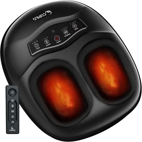 CuPiLo Masajeador de Pies FSA con Calor y Control Remoto - Elegible para HSA, Masajeador de Pies para Fascitis Plantar y Neuropatía, Amasado
