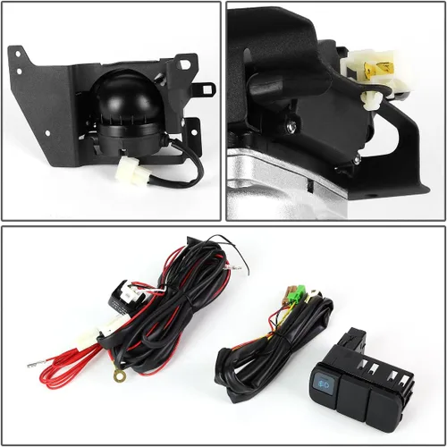 Miniatura 6 de Auto Dynasty Conjunto de Luces Antiniebla Compatible con Honda Civic Coupe Hatchback 1992-1995 de 2/3 Puertas, Repuesto de Lámpara Antiniebla