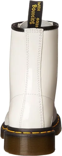 Miniatura 5 de Dr. Martens 1460 - Botas de combate de cuero patentado, color negro, 6 M EE.UU 4 RU, Blanco, 6