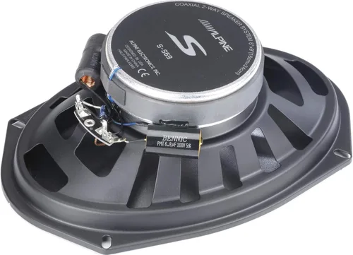 Miniatura 3 de Alpine ALP19-S-S69 Audio para coche Tipo S Series Altavoces 6x9 Coaxial 340W Par de altavoces y HA-SW16BLU-5 pies
