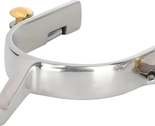 Miniatura 6 de Watris Veiyi 1 par de espuelas de caballo para hombres y mujeres, espolones de botas de acero inoxidable, accesorios de espuelas no se oxidan