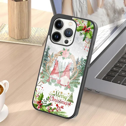 Miniatura 7 de Fundas de teléfono de Navidad para iPhone 7 8 11 12 13 14 15 16 17 Pro Max Plus Mini Xr XSE para Samsung Z Flip 3 4 S21 S22 S23 S24 S25 S26 A03 A13