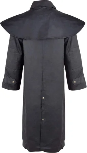 Miniatura 6 de Chaqueta negra de The OILSKIN DROVER DUSTER WESTERN AUSTRALIAN EXTERIOR RESISTENTE RESISTENTE CALIENTE