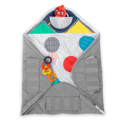 Miniatura 3 de Baby Einstein Sensory Play Space - Tapete de gimnasio y juego para recién nacidos a niños pequeños, edades recién nacidos +