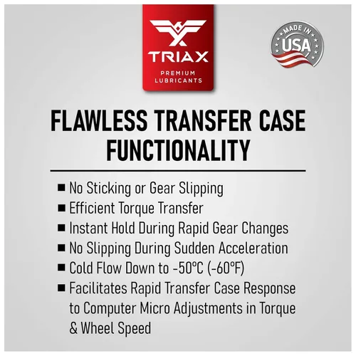 Miniatura 5 de TRIAX DTF-1 - Fluido de caja de transferencia profesional totalmente sintético, llenado de por vida, para todas las estaciones hasta -60 F