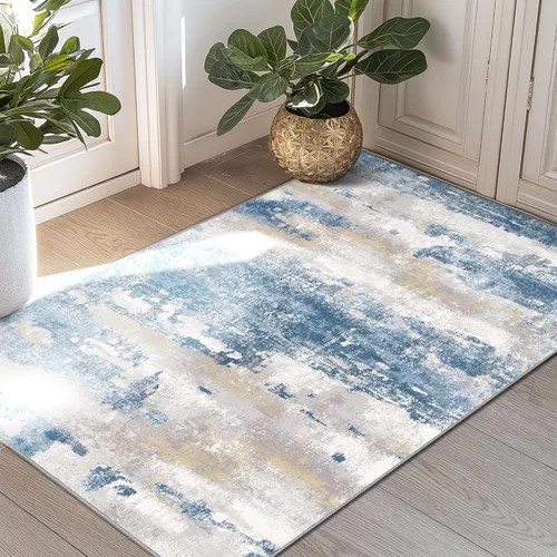 Miniatura 37 de BEIMO Alfombra de pasillo para cocina, alfombra lavable a máquina de 2 x 5 para entrada, alfombras modernas y abstractas suaves, cubierta de piso
