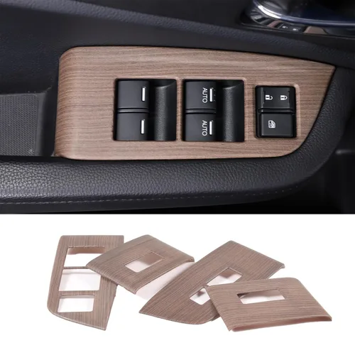 Miniatura 11 de Cubierta del panel del interruptor de elevación de ventana para Honda Pilot 2016-2022, accesorios para controlador de ventana, marco de puerta