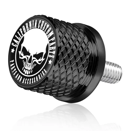 Miniatura 9 de GUAIMI Tornillo de perno de asiento de guardabarros moleteado inoxidable de 1/4 "-20 roscas compatible con Harley 1996-2026 Sportster Touring