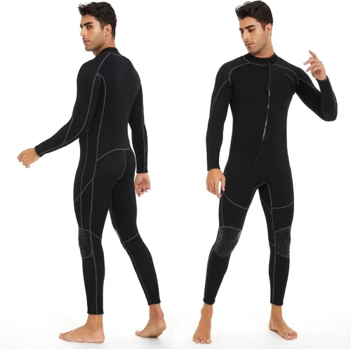 Miniatura 7 de Traje de neopreno OMGear para buceo de 2 mm y 3 mm para hombres y mujeres, traje de neopreno térmico de cuerpo corto/completo para adultos, traje