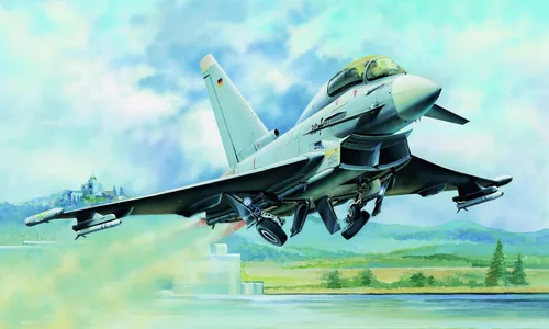 Miniatura 2 de Hobby Boss EF-2000B Eurofighter Typhoon Kit de construcción de modelo de avión