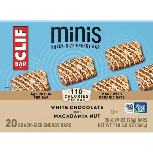 Miniatura 12 de Clif Bar - Barras energéticas, 160173, Macadamia de chocolate blanco, 1