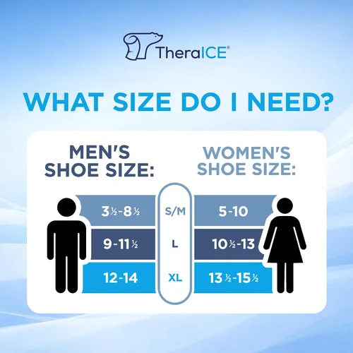 Miniatura 4 de TheraICE Envoltorio de Bolsa de Hielo para Tobillo para Hinchazón y Tobillera para Esguince para Mujeres y Hombres, Calcetines de Compresión