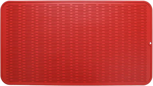 Miniatura 73 de MicoYang Alfombrilla de silicona para secado de platos para múltiples usos, fácil de limpiar, ecológica, resistente al calor, alfombrilla