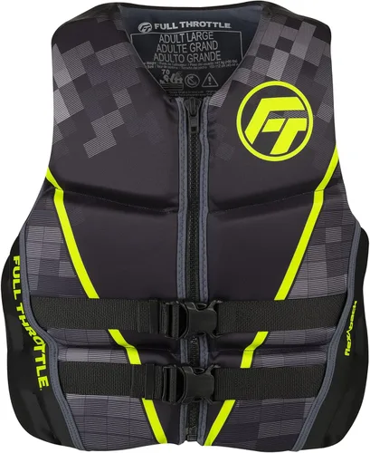 Miniatura 2 de Full Throttle Chaleco salvavidas de neopreno de secado rápido para jóvenes Gris