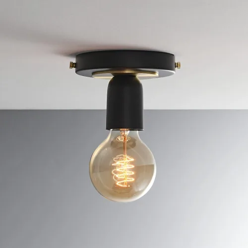 Miniatura 4 de BRIGHTTIA Luna Uno - Aplique de pared de 1 luz, accesorio industrial moderno de mediados de siglo para pared y techo, lámpara minimalista para baño
