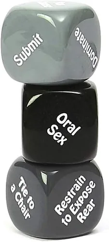 Miniatura 2 de Creative Conceptions Kinky Night Juego de dados para parejas para adultos. Escenarios estimulantes para tu cita nocturna, se burlan y juegan juntos