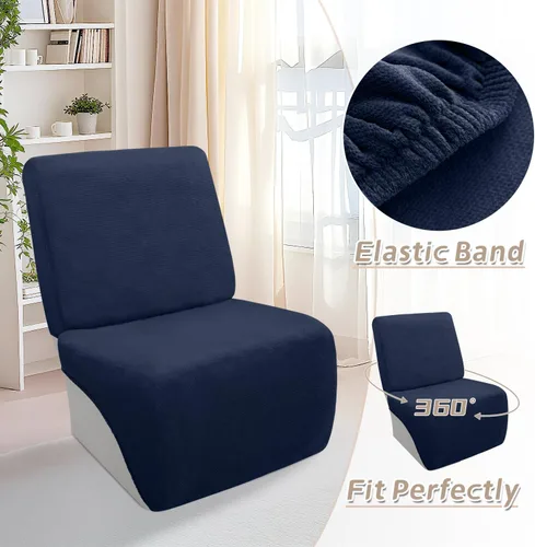 Miniatura 656 de Arfntevss Fundas de sofá seccional reclinable de terciopelo, Funda de sofá seccional de esquina para sofá reclinable, Funda elástica suave