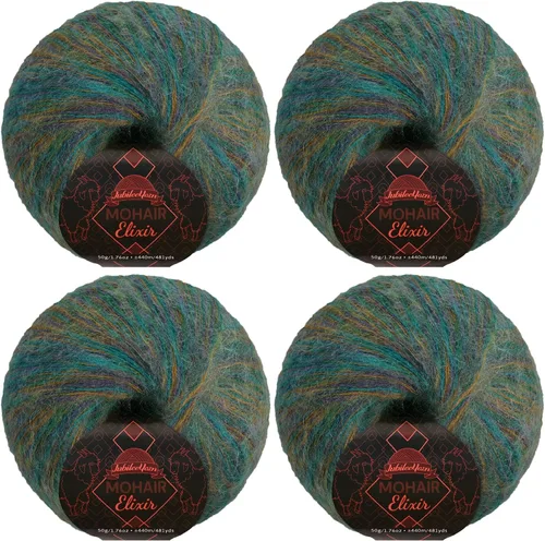 Miniatura 111 de JubileeYarn Mohair Elixir Yarn - 50g/Skein Baby Wool Blend - Cosmopolitan - 1 Skein
