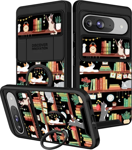 Miniatura 38 de Funermei Funda 2 en 1 para Google Pixel 7 Pro para mujeres, funda de teléfono de girasol lindo para niñas, diseño de flores florales femeninas