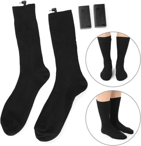 Miniatura 7 de Calcetines calefactables con batería eléctrica, calcetines eléctricos para hombres y mujeres, calcetines cálidos para invierno, para esquí