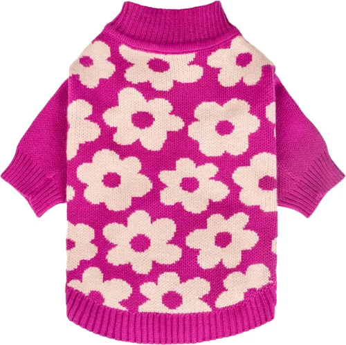 Miniatura 8 de Fitwarm Suéter de plátano para perro, ropa térmica de invierno para perros pequeños, niños y niñas, atuendo para mascotas, marrón, amarillo, XS