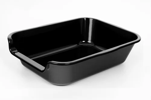 Miniatura 36 de 1 paquete de caja de arena extra grande para gatos (material ABS), corral de arena para gatos mayores de entrada baja para gatos geriátricos