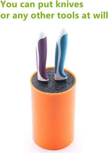 Miniatura 5 de Soporte universal para cuchillos con inserto de nailon de alta calidad, soporte para utensilios de cocina, perfecto para cuchillos de cerámica