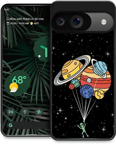 Miniatura 21 de Funda compatible con Google Pixel 4A 5G, sistema solar de globo alienígena, diseño de patrón increíble, a prueba de golpes, antiarañazos, carcasa