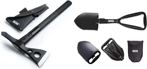 SOG Tomahawk táctico - Hacha de lanzamiento, hacha táctica de supervivencia versátil y herramienta de rotura de emergencia y herramienta de