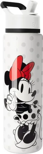Miniatura 21 de Simple Modern Summit - Botella de agua con tapa con pajilla, vaso aislado de acero inoxidable a prueba de fugas de Disney de 30 onzas, regalos