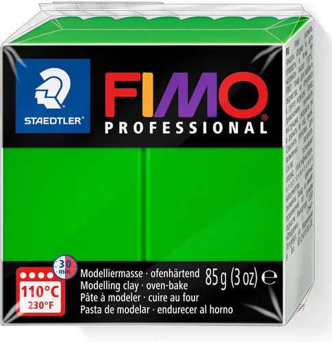 Staedtler Fimo Professional arcilla polimérica suave, 3 onzas, verde