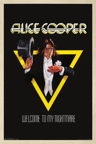 Miniatura 5 de Trends International Alice Cooper - Póster de pared de bienvenida, 14.725 x 22.375 pulgadas, versión enmarcada de madera de granero