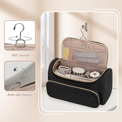 Miniatura 4 de Fasrom Funda de transporte de viaje compatible con el sistema Shark FlexStyle Air Styling & Drying HD430/HD435, bolsa de almacenamiento para secador