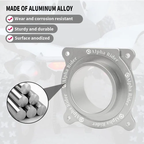 Miniatura 7 de Kit de filtro de aire del motor Motoparty para Yamaha YFM700 Raptor 2006-2021, 2013-2021 YFM700R & YFM700R SE, con adaptador de entrada y soporte