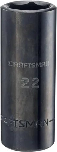 Miniatura 13 de CRAFTSMAN Dado de impacto profundo, métrico, accionamiento de 1/2 pulgada, 12 mm (CMMT16073)