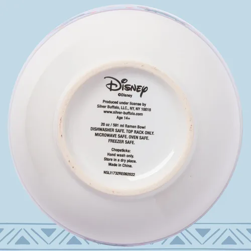 Miniatura 8 de Silver Buffalo Disney Lady and the Tramp Eating Noodles Chinese Love - Cuenco de ramen de cerámica con palillos, apto para microondas, 20 onzas