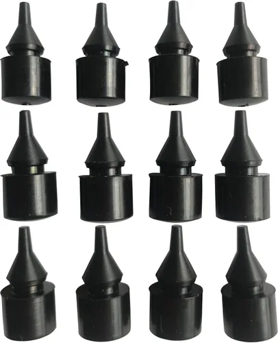 12 piezas de tapón de combustible, tapa de gasolina, tapón de puerta de goma, topes de parachoques para Chevrolet Silverado Colorado Suburban Tahoe