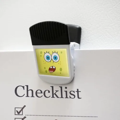 Miniatura 2 de Bob Esponja Sorpresa Frigorífico Imán Magnético Colgante Gancho Notas Snack Clip