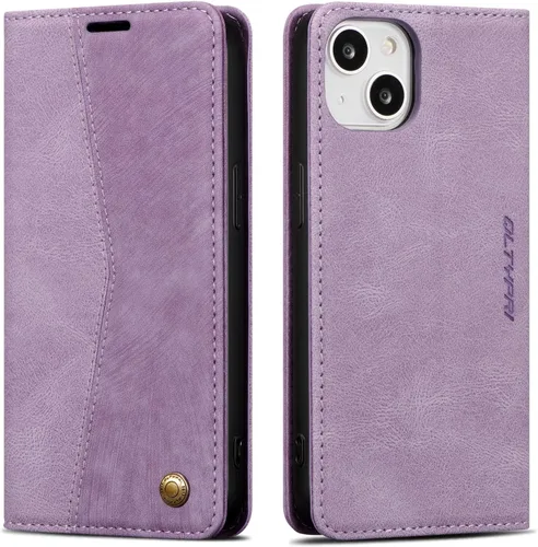 Miniatura 90 de QLTYPRI Para iPhone Air Case Wallet Con Tarjetero, Vintage PU Cuero Kickstand Cierre Magnético A Prueba De Golpes Folio Libro Funda Para IPhone 17