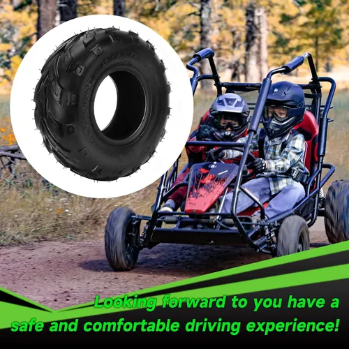 Miniatura 8 de Neumáticos 145/70-6 145-70-6 sin cámara compatibles con Coleman CT100U CC100X Baja Doodle Bug DB30 Mini Bike KT196 Go Kart Motovox MBX10 MBX11 Mega