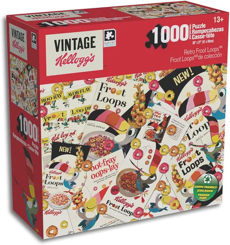 KI Puzzles Kellogg's Retro - Rompecabezas de 1000 piezas (modelo: AZ-02571)