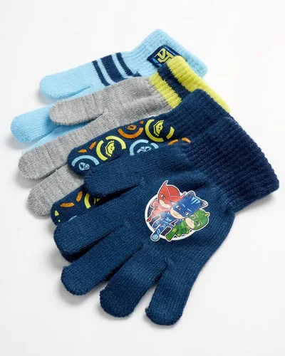 Miniatura 3 de PJ Masks Guantes de invierno para niños, paquete de 4 guantes y manoplas de PJ Masks (niño pequeño)