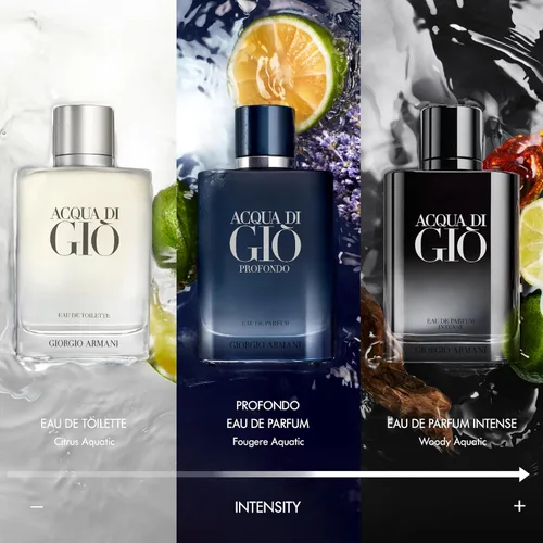Miniatura 4 de Armani Beauty - Acqua di Giò - Eau de Parfum Intense - Colonia para Hombre - Fragancia Woody Fruity Fresh para hombre - Con bergamota, acorde