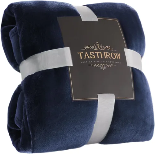 Miniatura 19 de TASTHROW - Manta decorativa de vellón de franela, grande, acogedora, ligera, gruesa, para todas las estaciones, adecuada para mujeres, hombres
