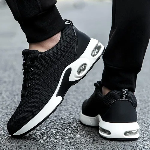 Miniatura 7 de Tinefiy Steel Toe Shoes Men Women Lightweight Air Cushion Safety Sneakers Slip Resistant Work Sneakers Safety Toe Tennis Shoes Indestructible Shoe