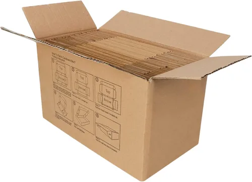 Miniatura 7 de MEBRUDY - Cajas para envío de 9 x 6 x 2 pulgadas, paquete de 25 unidades, caja pequeña de cartón corrugado para envío de literatura por correo Marrón