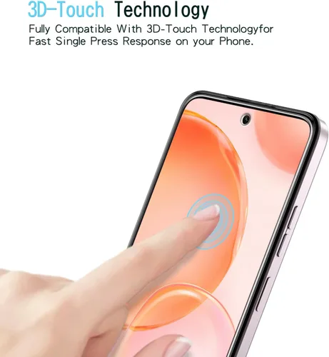 Miniatura 3 de KAREEN Paquete de 2 protectores de pantalla diseñados para Motorola Moto G Stylus 2026/2025, película de vidrio templado, dureza 9H, antiarañazos